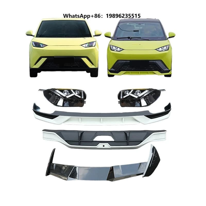 2024 Pp Plastic Ev Car Accessories Head Light Bodykit for  Upgrade to Sport Design Body Kit
