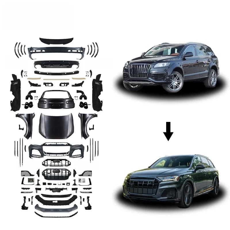 Premium Car Accsori Factory Auto Bodykit Q (0-) Conversion To SQ Bumper Front Grille Hood High Quality