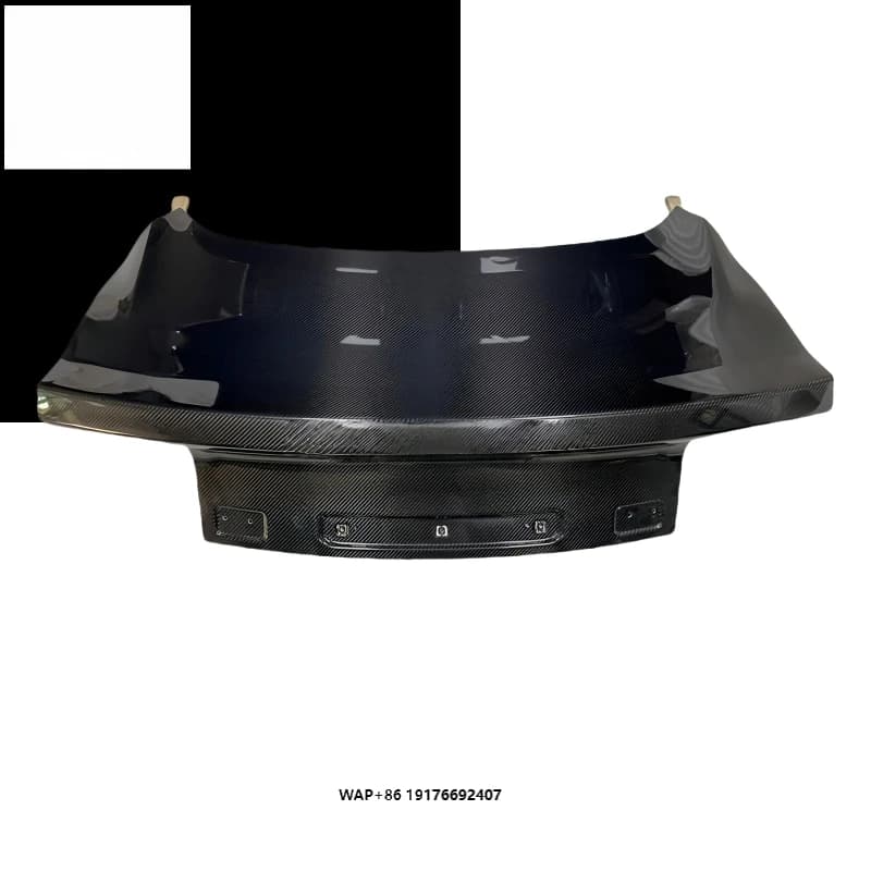 forFord Mustang Oem Carbon Fiber Trunk Lid for 14-23 Mustang Upgraded Carbon Fiber Trunk Lid Rear Tail Body Kit