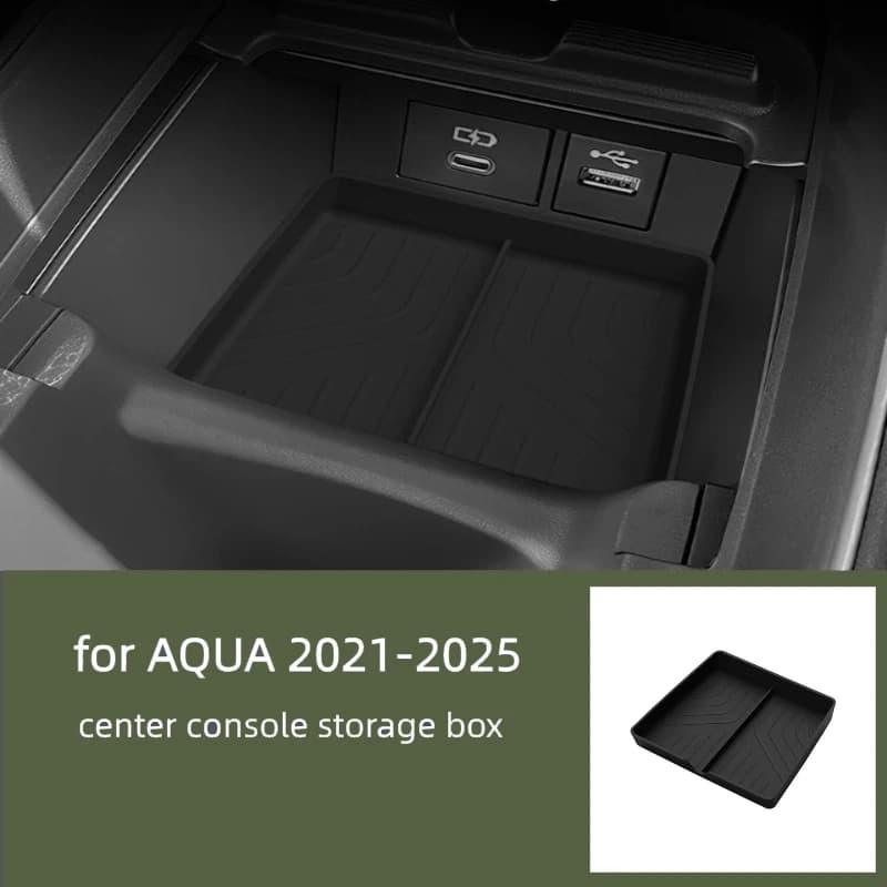 For Toyota Aqua 2021-2025 Dashboard Storage - Silicone Shockproof Organizer Car Interior Accessory