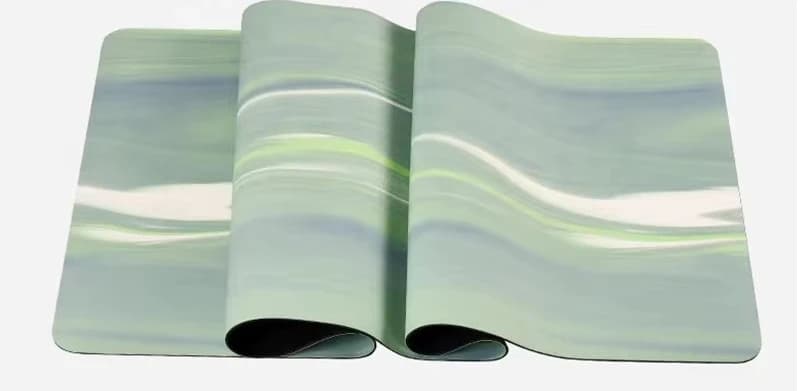 Multicolour color contrast eco friendly yoga mat anti slip 5mm pu yoga mats printing natural rubber 5mm pu yoga mats