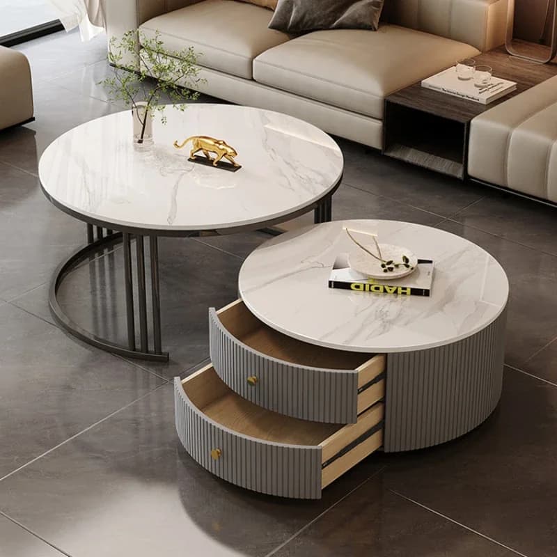 Standing Organizer Nordic Luxury Coffee Table Drawers Kawaii Hallway Living Room Coffee Table Luxury Minimalist Home Furniture