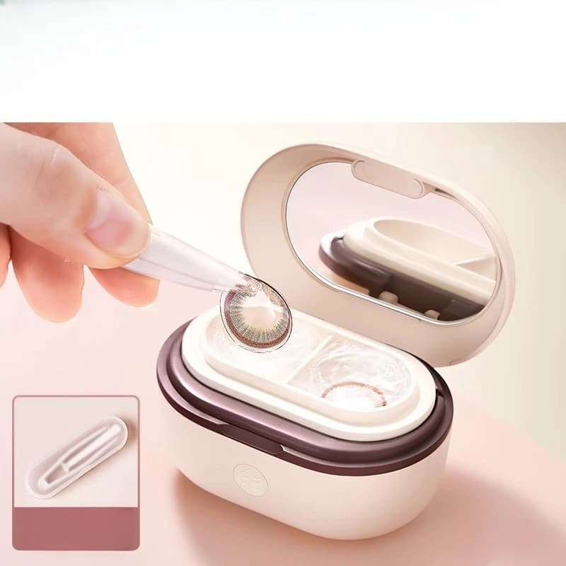 Contact Lens Cleaner Electric Contact Lens Box Orthokeratology Mirror Automatic Cleaner Ultra