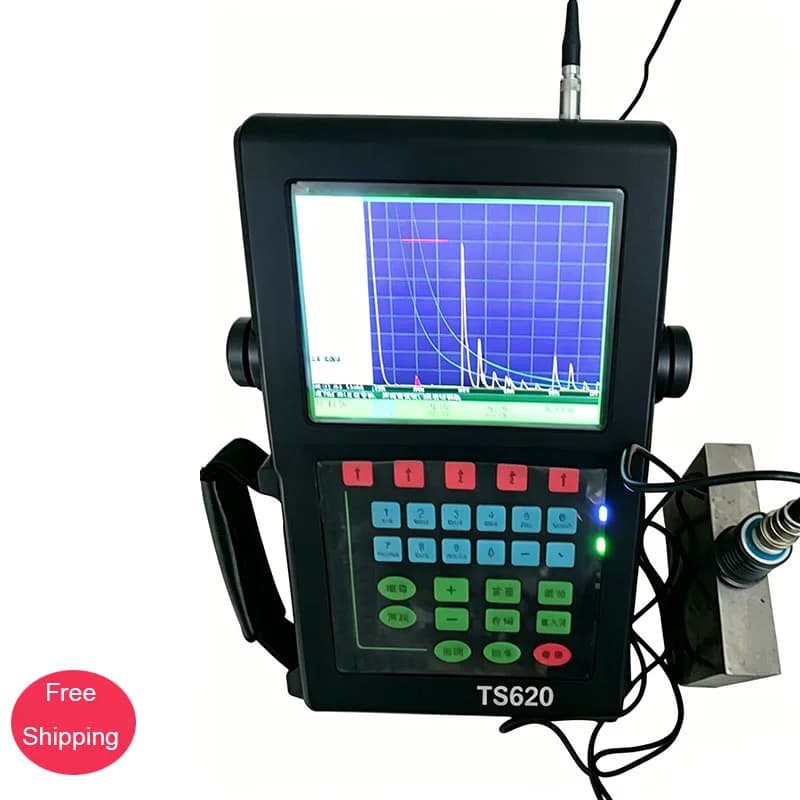 Bullzeye TS620 Digital Ultrasonic Flaw Detector for NDT Weld Inspection Pipe Testing CE 0-12000mm Range