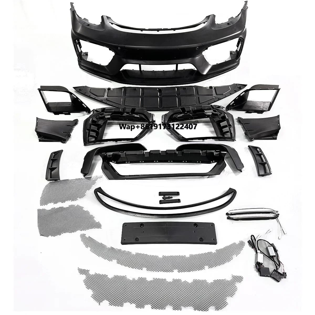Hot Sale Body Kits for 718/981upgrade to GT4 Style Body Kits PP Front Rear Bumper Body Kits Grille
