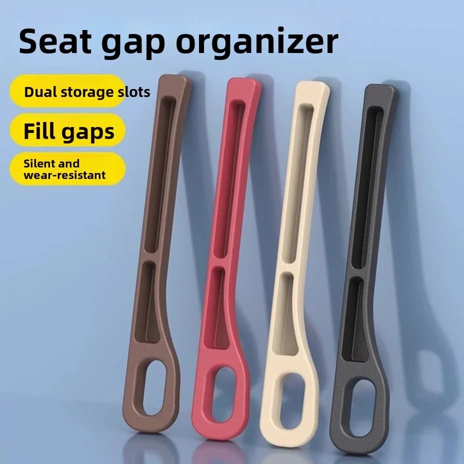2Pcs Car Seat Gap Filler Seat Crevice Storage Box Bag Between Seats Console Organizer Decoration Interior Auto Accessories