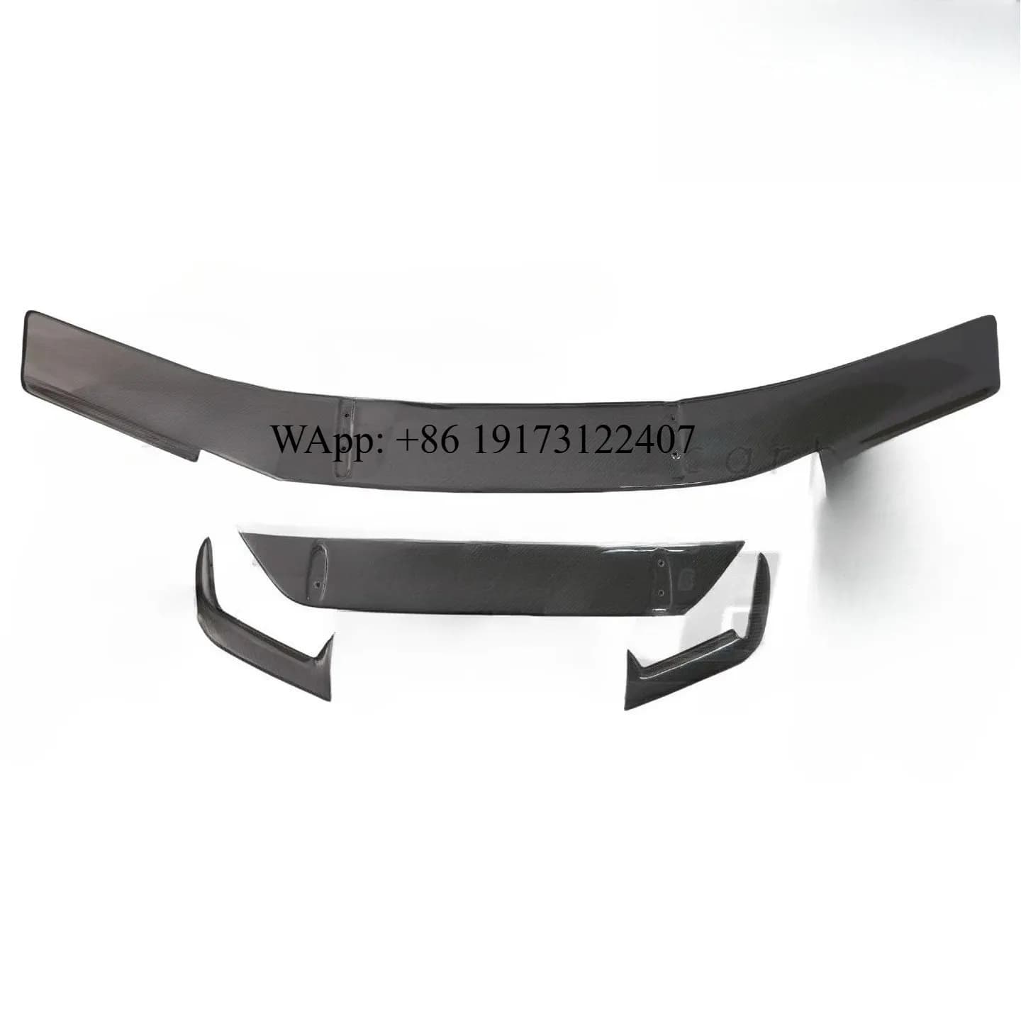 High Quality N Style Carbon Fiber Rear Spoiler Wing Rear Wing Car Parts for Huracan LP610/LP580