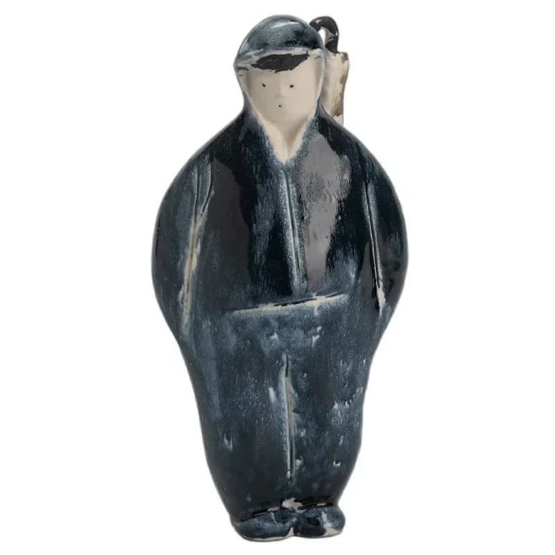 Handmade pottery figure ornament