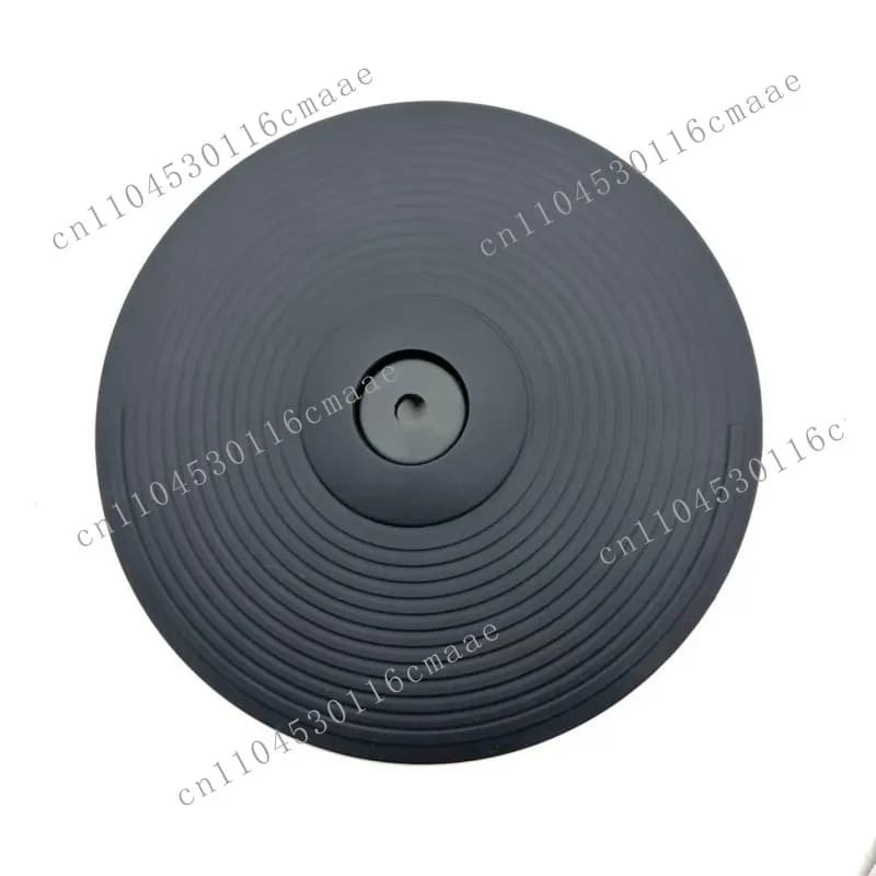 9-Inch 2-zone electronic drum and cymbal pads, all rubber surface for a realistic drum stick feel