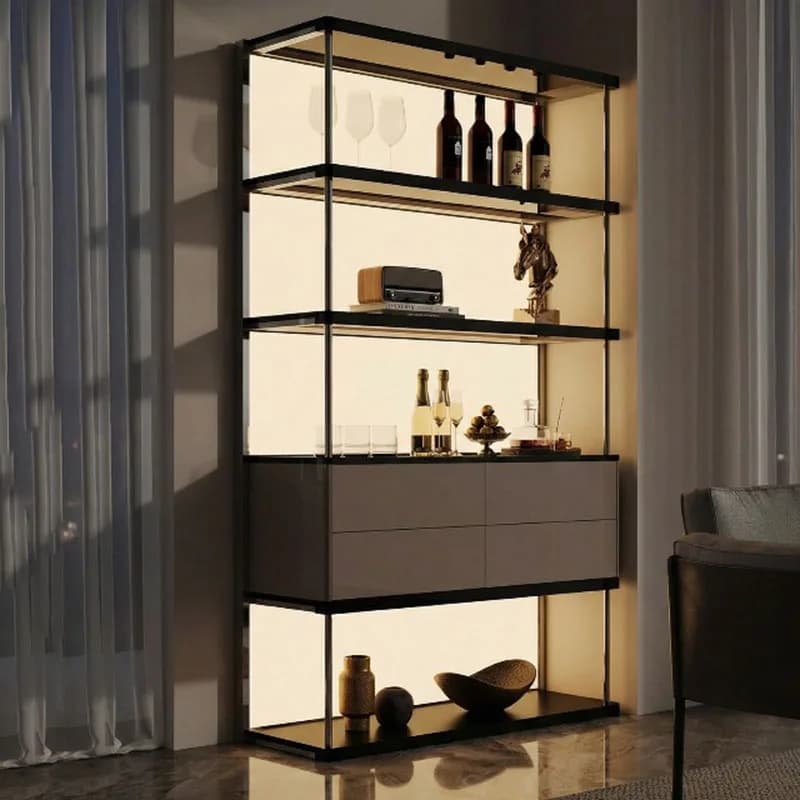 Bookcase Wine Cabinets Storage Design Organizer Display Librero Living Room Cabinets Luxury Gabinete Chinese Style Furniture