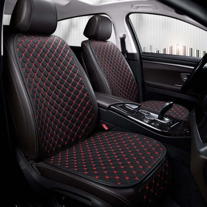 Car Seat Cushion Supplies Four Seasons Universal Five seater Seat Cushion Leather Embroidered Seat Cushion Wear resistant Anti s