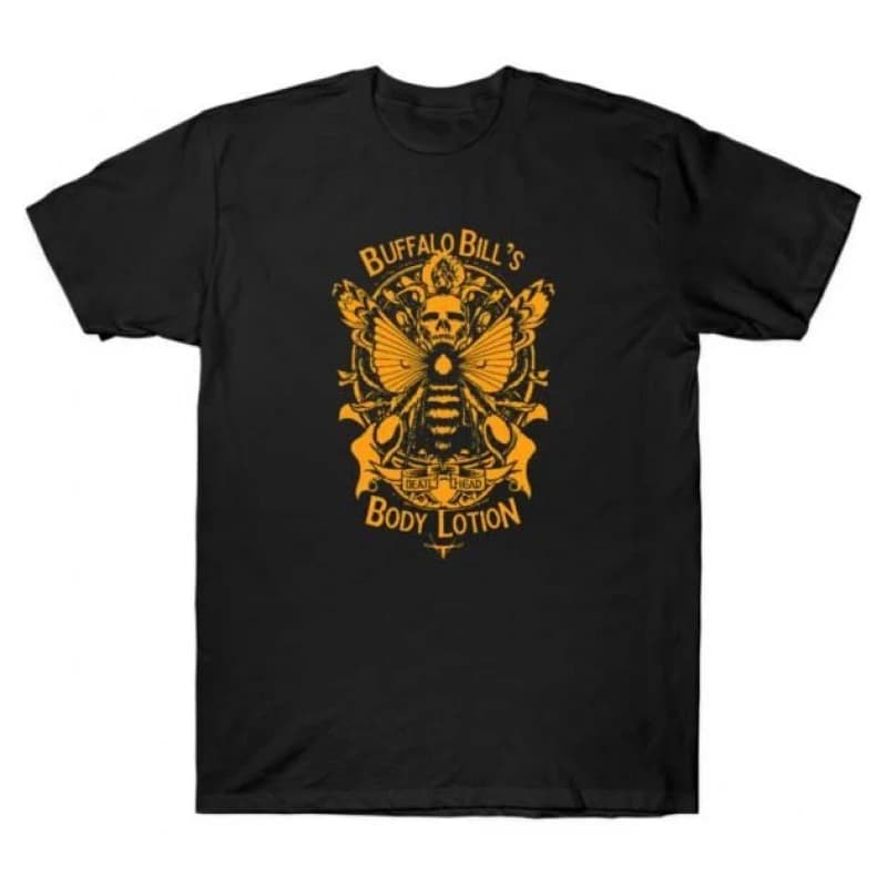 Buffalo Bill's Body Lotion Silence of the lambs Horror movie Hannibal Gift t shirt Dr Lecter Scary Graphic Clothes All size Tee
