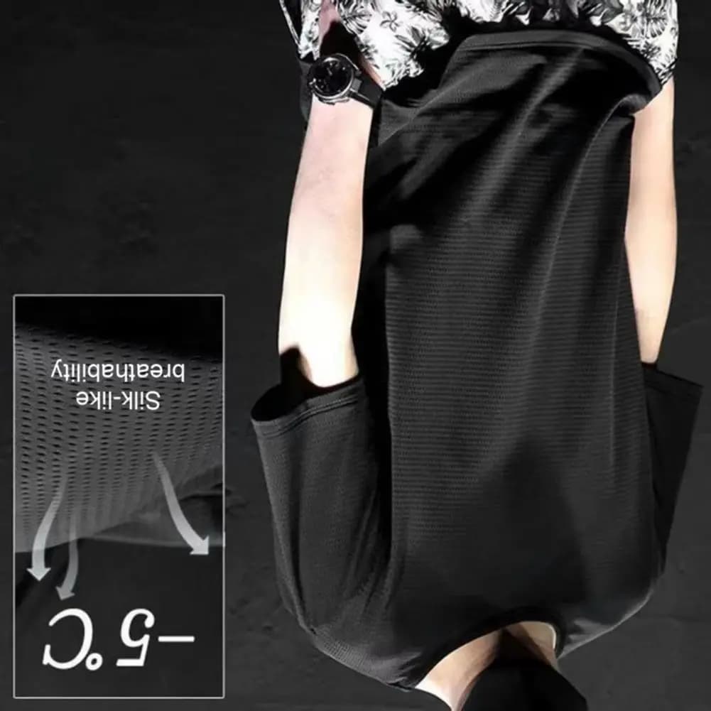Men Mesh T-shirt Lightweight Breathable Tee Shirt Quick Drying Loose Fit Casual Summer Sports Tee for Gym Outdoor Workout