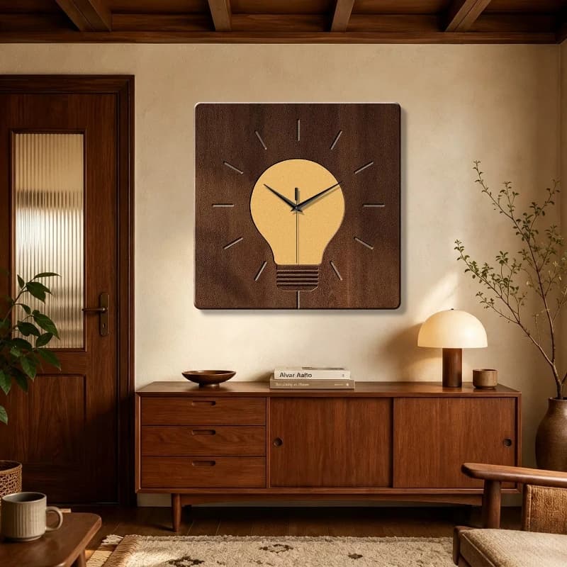 Modern Large Wall Clock Nordic Minimalist Design Clock Silent Quartz Movement Wall Watch Living Room Dining Room Home Decor​