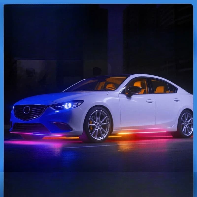 Car chassis ambient light app Bluetooth control super bright streamer bottom light