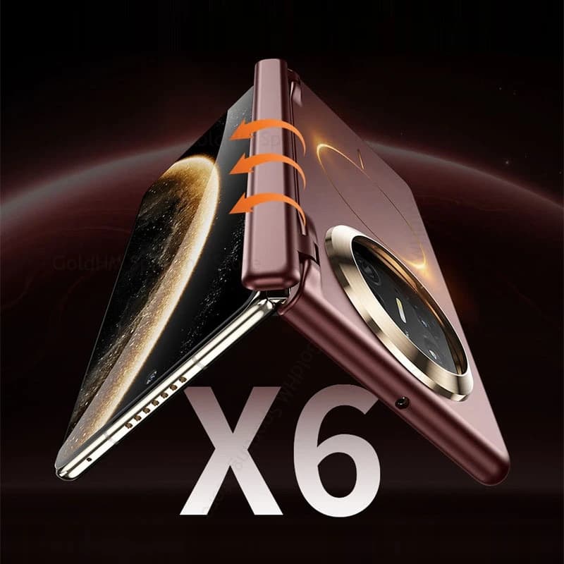 For Huawei Mate X6 ICL-AL10 Skin Feel Matte Magnetic Cases For HUAWEI Mate X5 For Magsafe PC Tough Case Matex6 X5 x3 Metal Lens