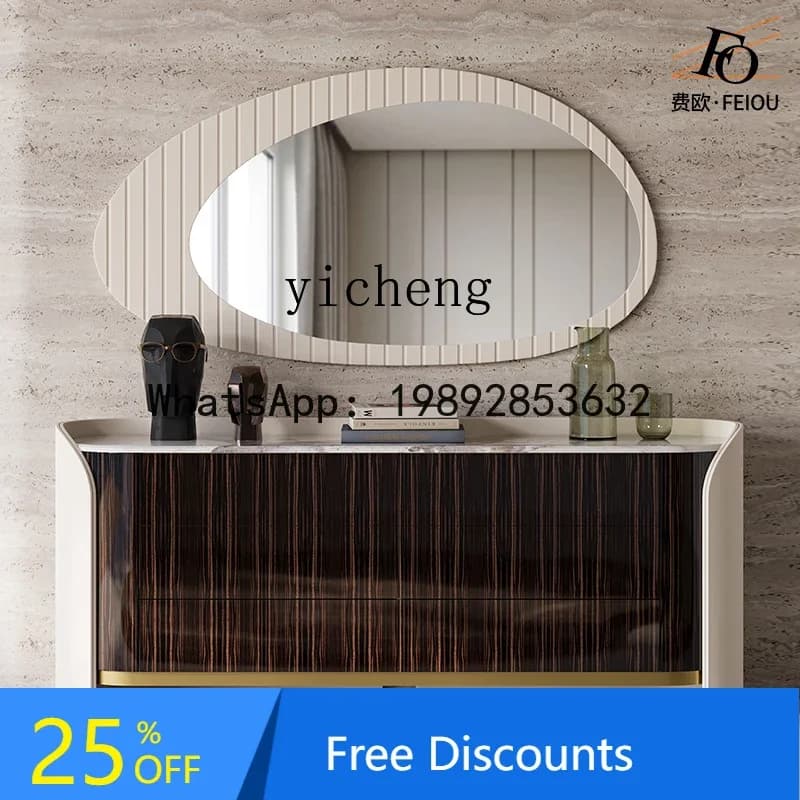 premium light luxury chest cabinet wood grain paint marble dining side cabinet bedroom bedside drawer storage entrance cabinet