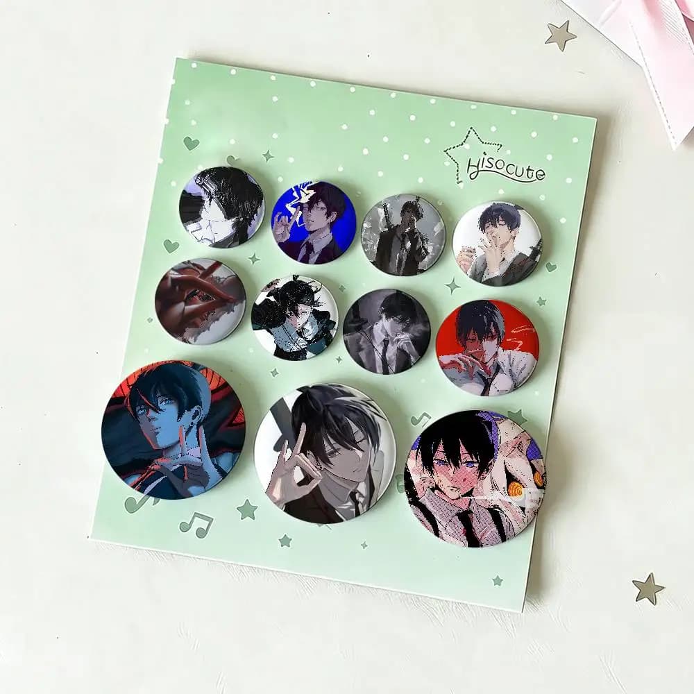 A-Aki Hayakawas Badges Tinplate Soft Button Pin Brooch Metal Badge Custom Jewelry Accessories Hat Bag Lapel