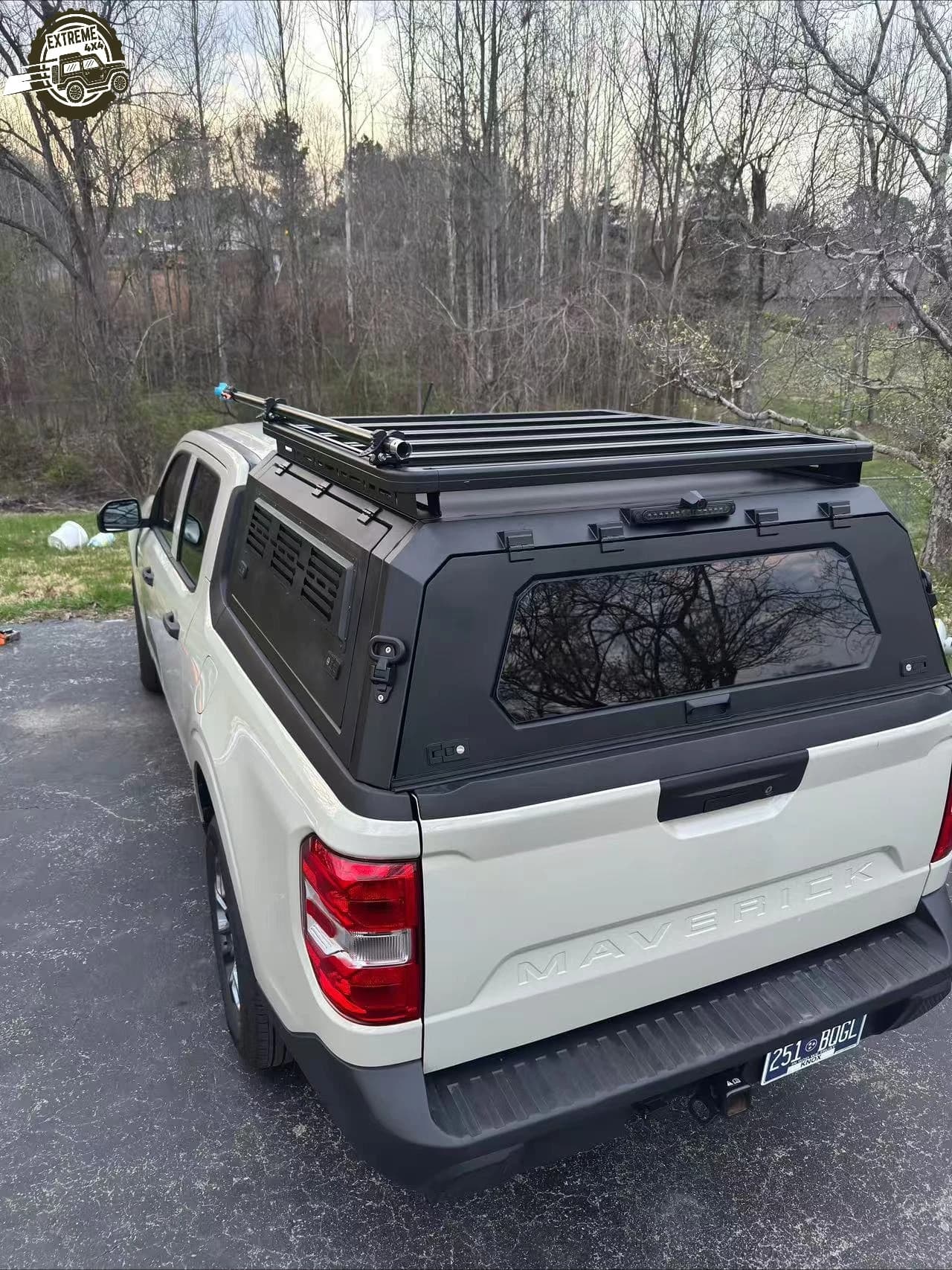 EXTREME Manganese Steel Hardtop Canopy Fit Ford Maverick 2022-2026 Pickup Truck Bed Hard Top Topper