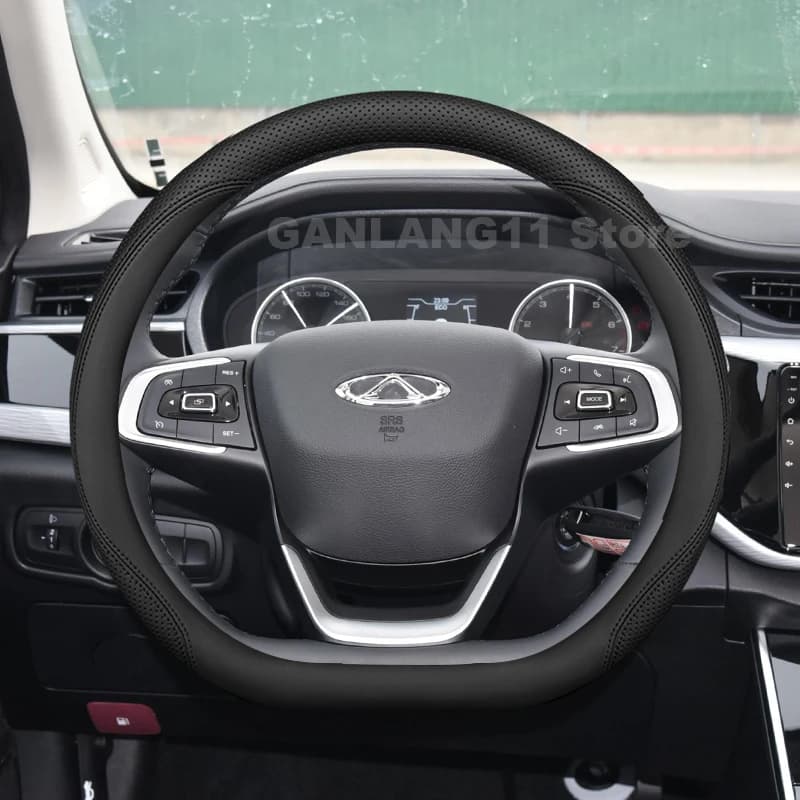 Leather Car Steering Wheel Cover For CHERY ARRIZO 8 2022-2026 Covers For Covers Auto interior CHERY ARRIZO 5 2025 Accessories