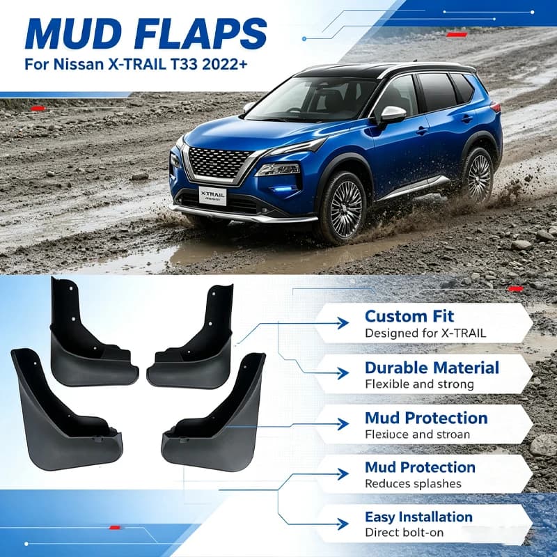 Suitable for Nissan X-Trail fender X-TRAIL T33 X-Trail tire fender fender fender 2022+