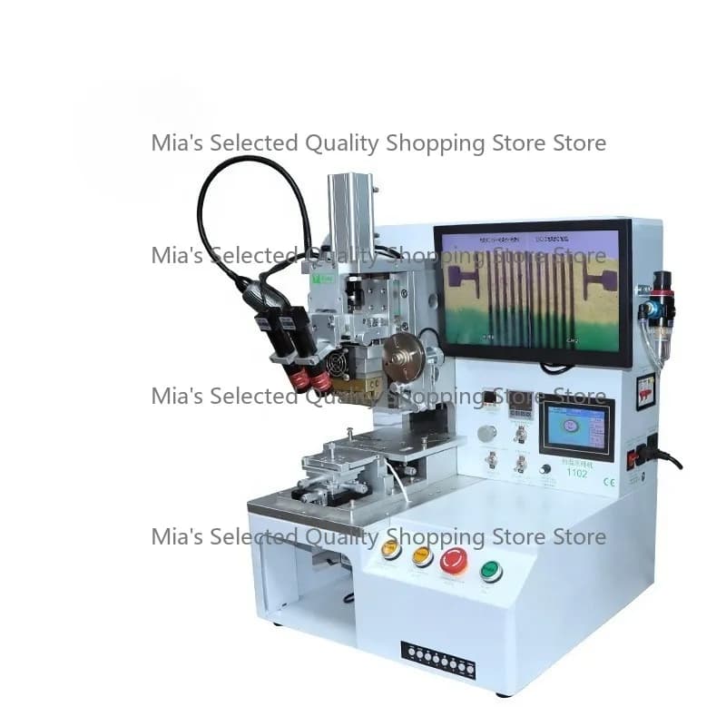 New Cell Phone LCD Flex Cable Repair & Bonding Machine with PLC and Bearing 1 Year Warranty
