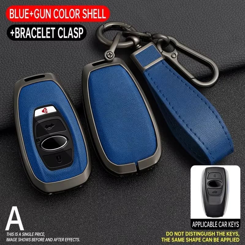 Zinc Alloy Car Key Case for Subaru GR86 Crosstrek Forester SK BRZ STI XV SV Outback Ascent WRX Impreza Keychain Cover Shell Fob