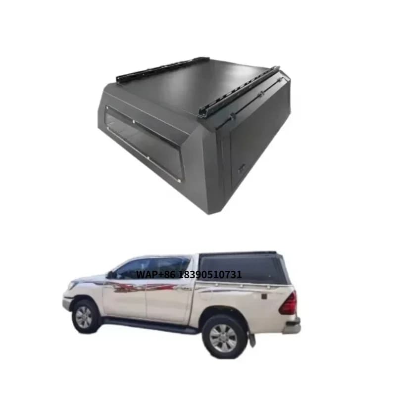 Retractable 4x4 Waterproof Aluminum Hardtop Camper Truck Canopy for Pickup Truck Bed Perfect Fit for for