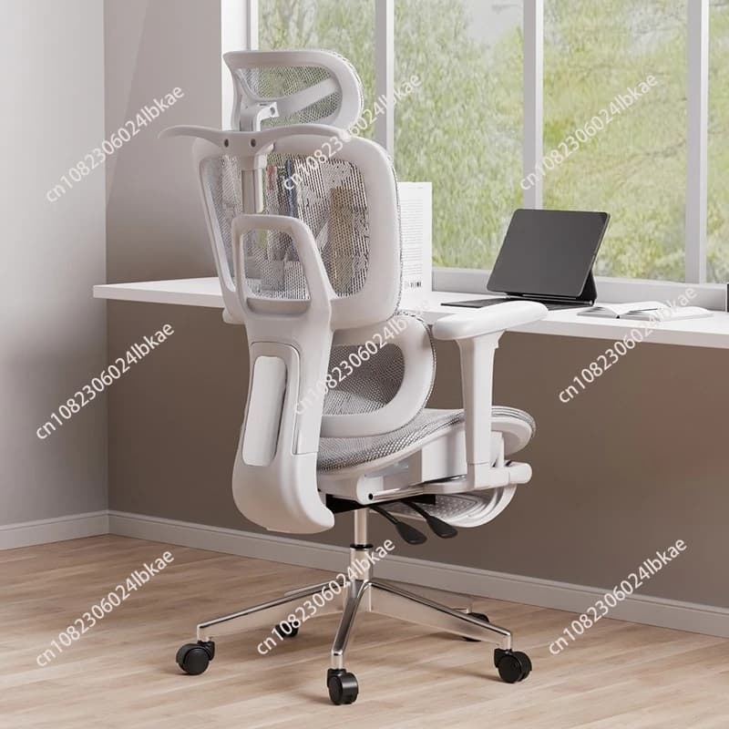 Mesh Office Chair Ergonomic Design Armchair Home Reclining Adjustable Boss Backrest Stool with Footrest Game Chair Furniture