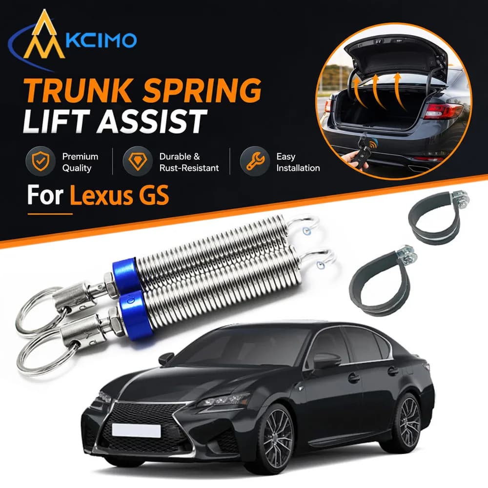 Kcimo Car Boot Trunk Automatic Opening Spring Kit Adjustable Tension Lifting Device For Lexus GS Rear Trunk Lid Accessory