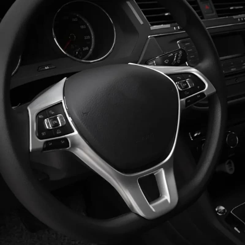 Car Sticker Decoration Steering Wheel Interior Kit Switch Trim Frame For VW Volkswagen Teramont Atlas 2017-2020 Car Accessories