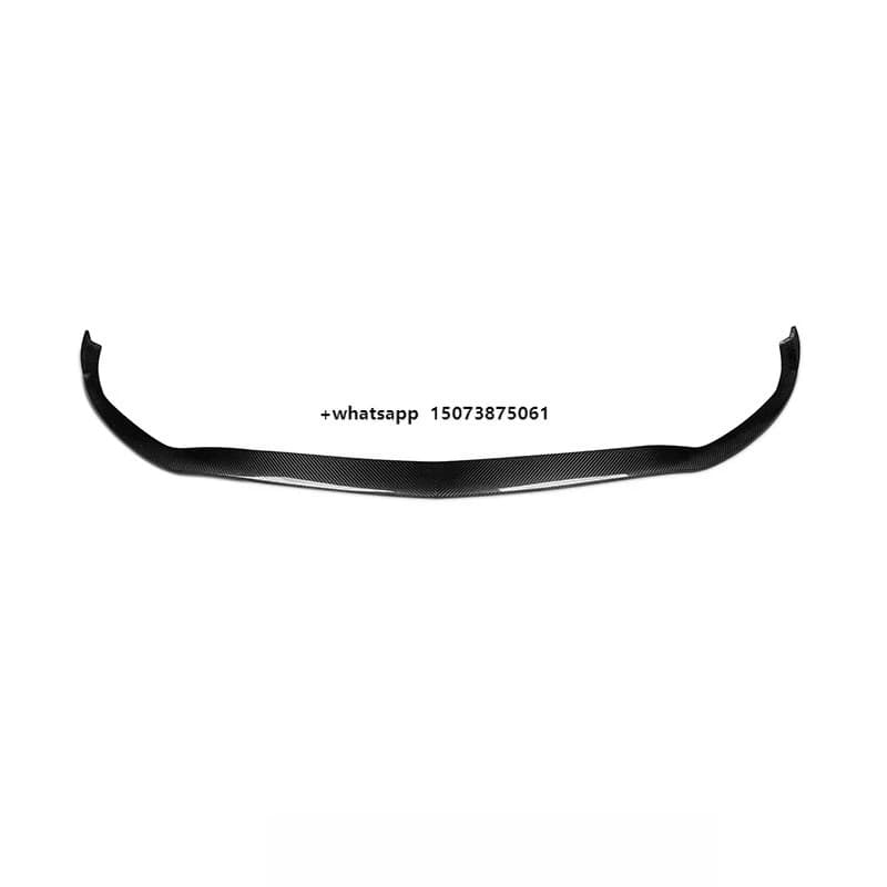 Paktechz Prepreg Carbon Fiber Bodykit Front Spoiler Splitter Bumper Lip for  W177 a Class Sport A35 Hatchback Sedan