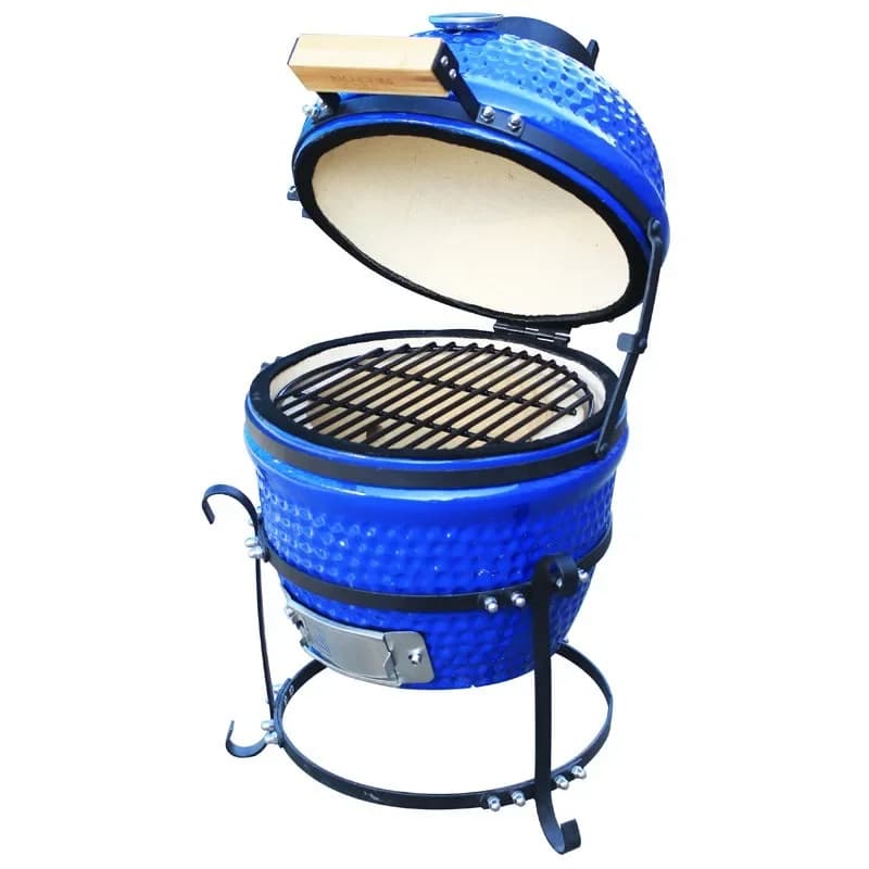 13-Inch household ceramic grill, portable kitchen smoker