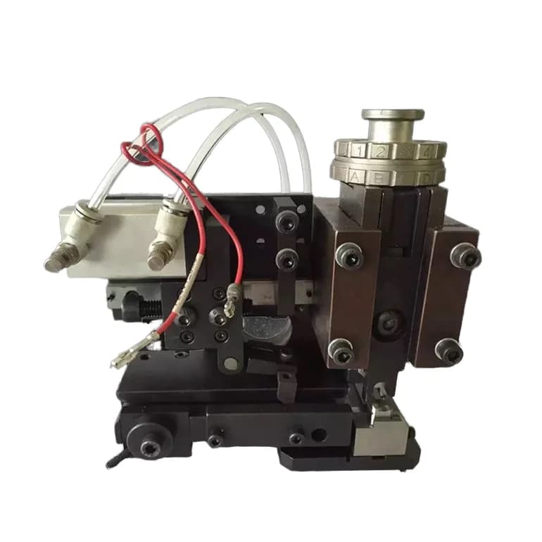 Customizable BX-CA079 135.8 Shut Height Automatic Crimping Plier Machine 40/30mm 1.2mm Steel Pneumatic Side Feeding Terminal