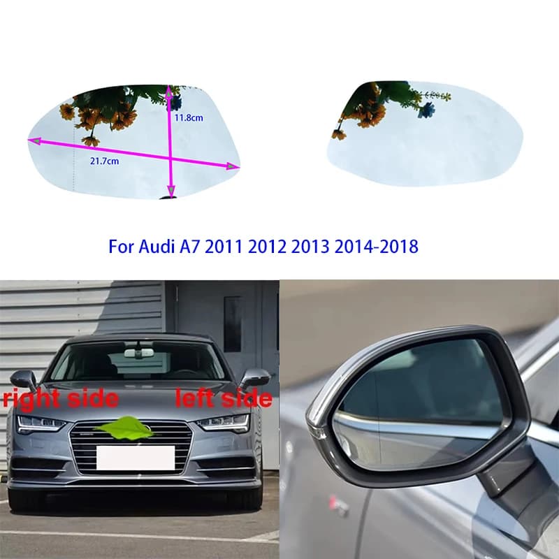 This is suitable for the electric heating glass of the rearview mirror  the rearview mirror surface of the Audi A7 2011-18 model