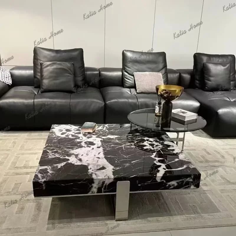 ld Italian Minimalist Designer Coffee Table Nordic Artistic Living Room Center Tables Villa Reception Home Furniture
