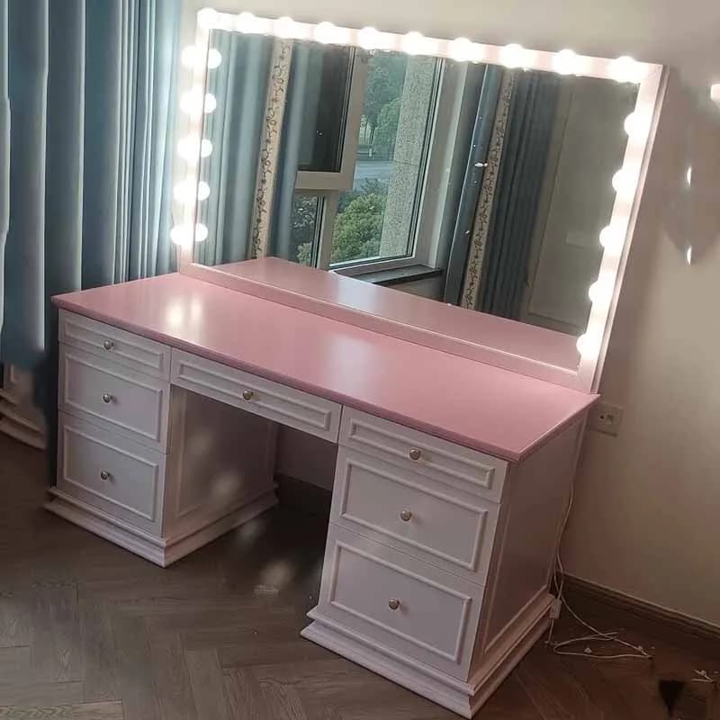 Wooden Women Large  Furniture Luxury Girl Bedroom Dresser Eithe Drawers Box Living Room Storage Dressing Table