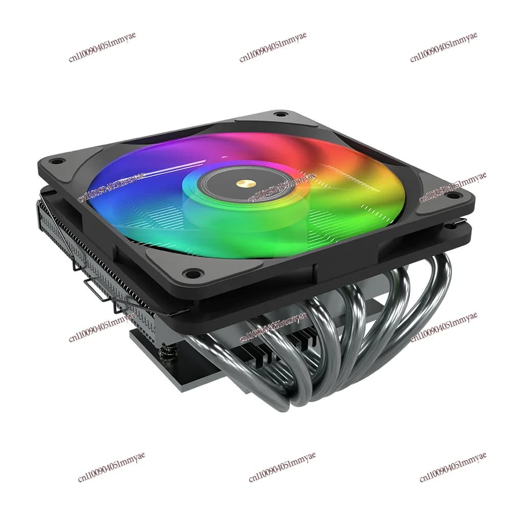 Down-pressure air-cooled 6 heat pipe radiator, supports multi-platform ITX chassis