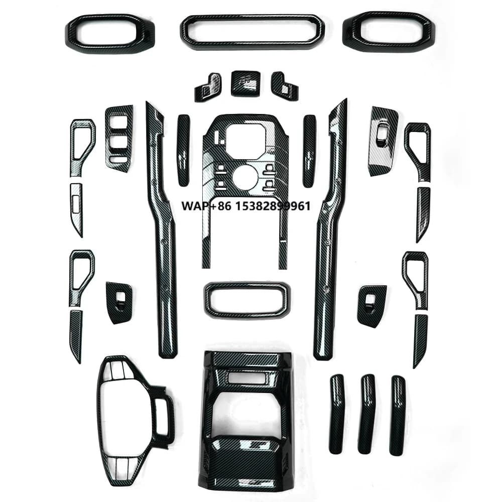 Inner Kits Inner Trims Steering Cover Center Control Trims Door Cover Handel Cover for Jetour Traveler T2 Accessories