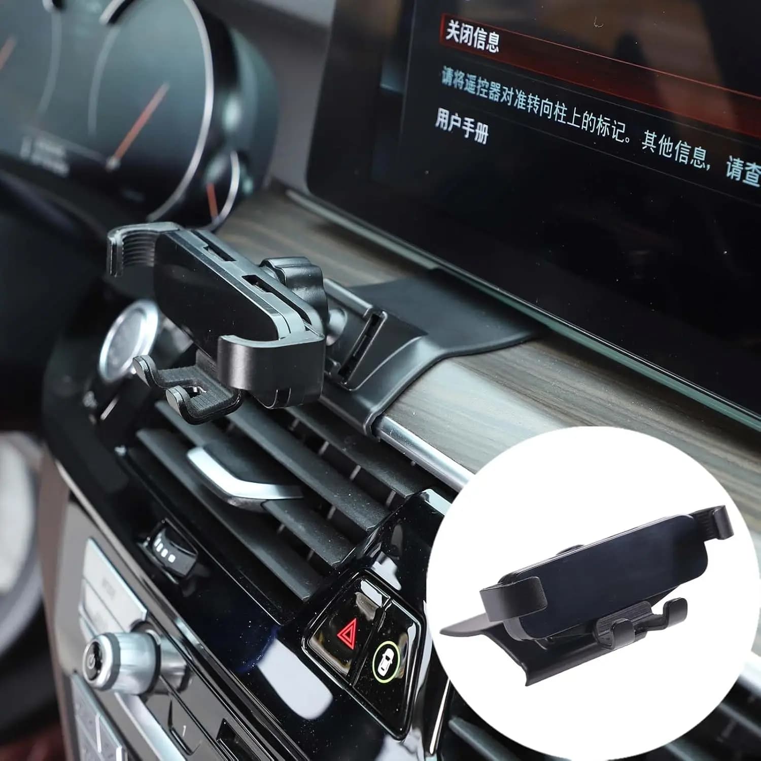 Car Styling Mobile Phone Holder For BMW G30 G31 G32 5 6 Series 2018-2022 Air Vent Mount Bracket Gravity Phone Holder Accessories