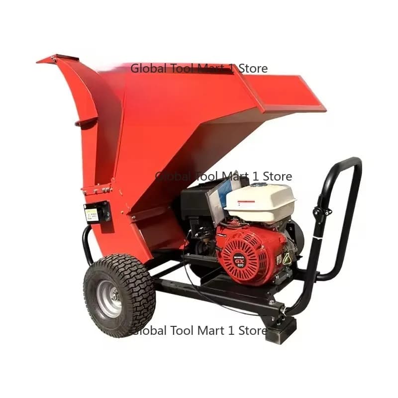 Mobile Forestry Tree Branch Shredder Chipper Wood Cutting Machine/garden Wood Shredder Wood Tree Chipper Machine