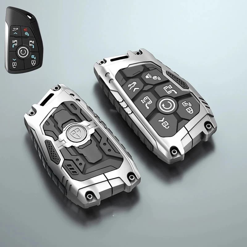 For GMC pickup trucks with 4 , 5 , 6 ，7 buttons key Buick Enclave S alloy Car Key Cover Case auto Accessories