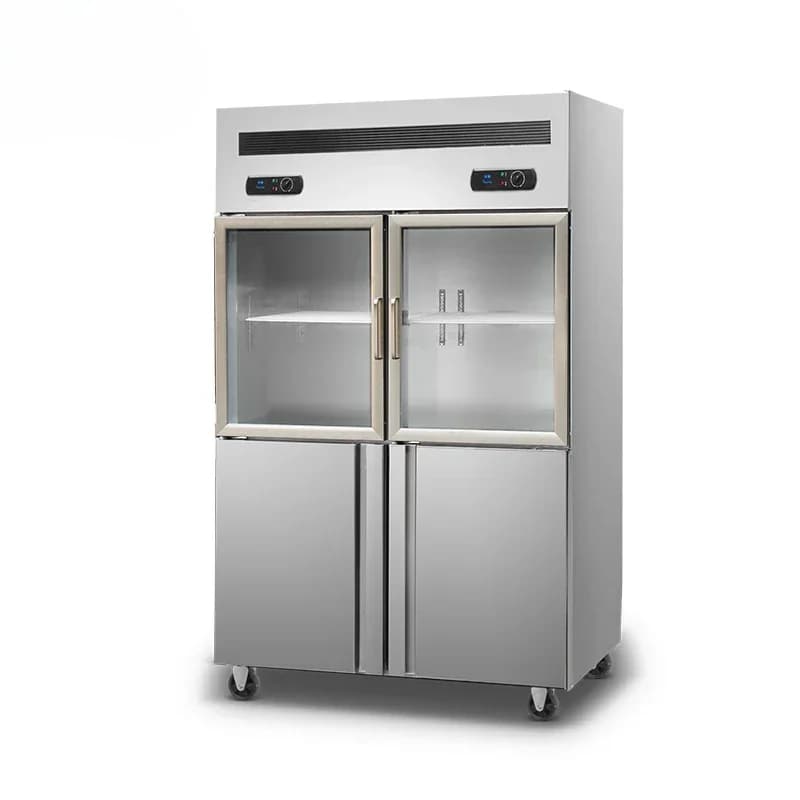 Commercial Supermarket Heavy Duty Refrigerated Cabinets Refrigerator Vertical Stand Refrigerator / Freezer For Sale