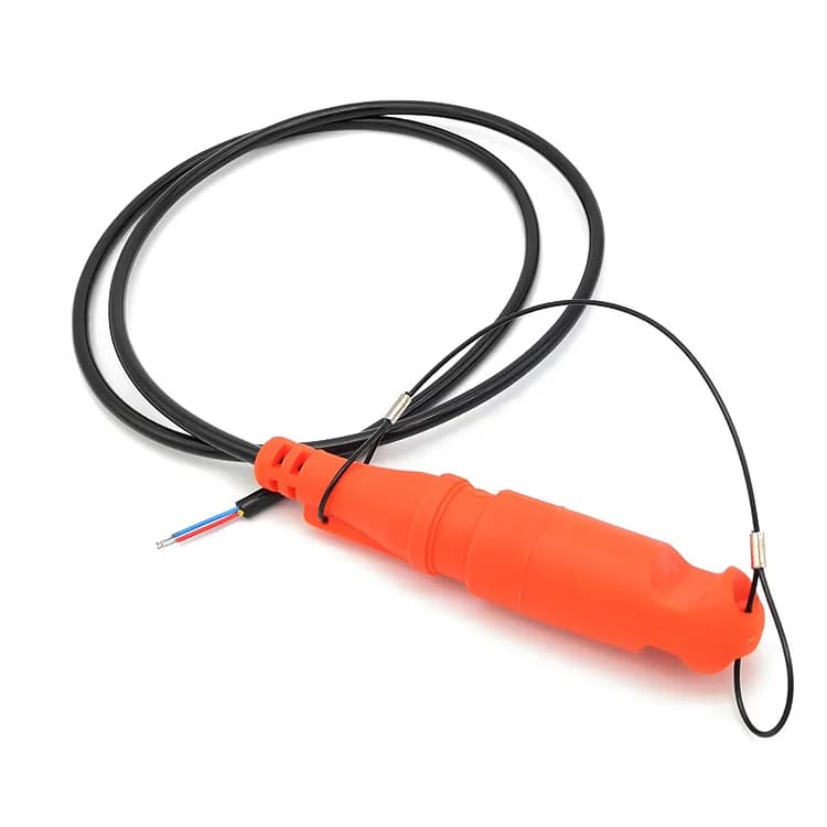 KCK Push Fit Male Connector with leader cable for land geophone KCK male connector