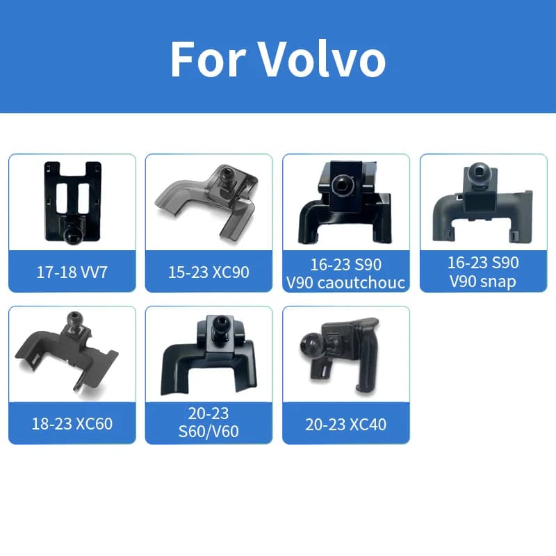 For Volvo XC40 XC60 S90 V90 S60 V60 XC90 Car Phone Stand 2018-2022 Dedicated Bracket Mount for Secure Mobile Device Holder