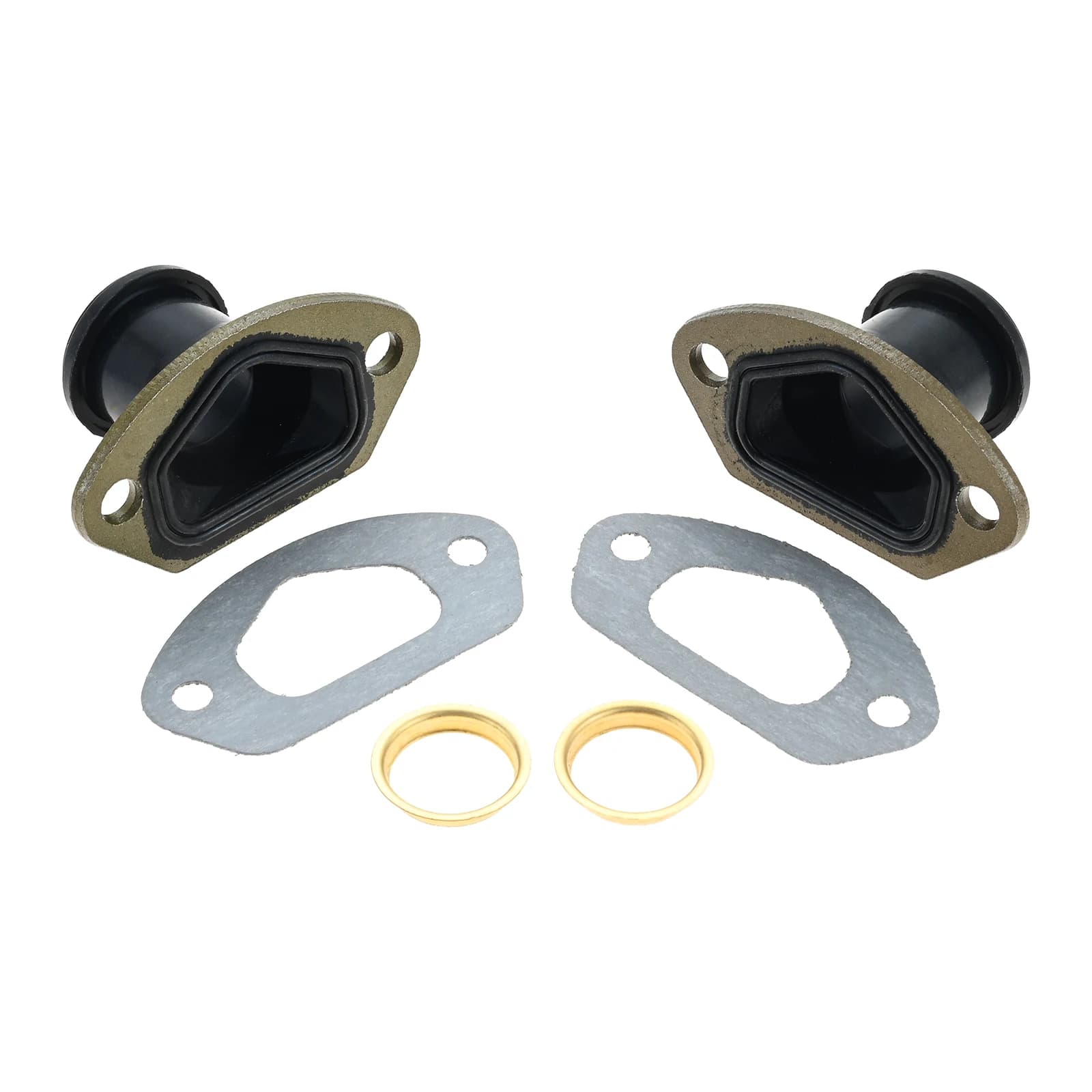 2 Sets Chainsaw Exhaust Intake Manifold 45/52/58 With Ring & Gasket For 45CC/4500 52CC/5200 58CC/5800 Chinese Chainsaw Parts