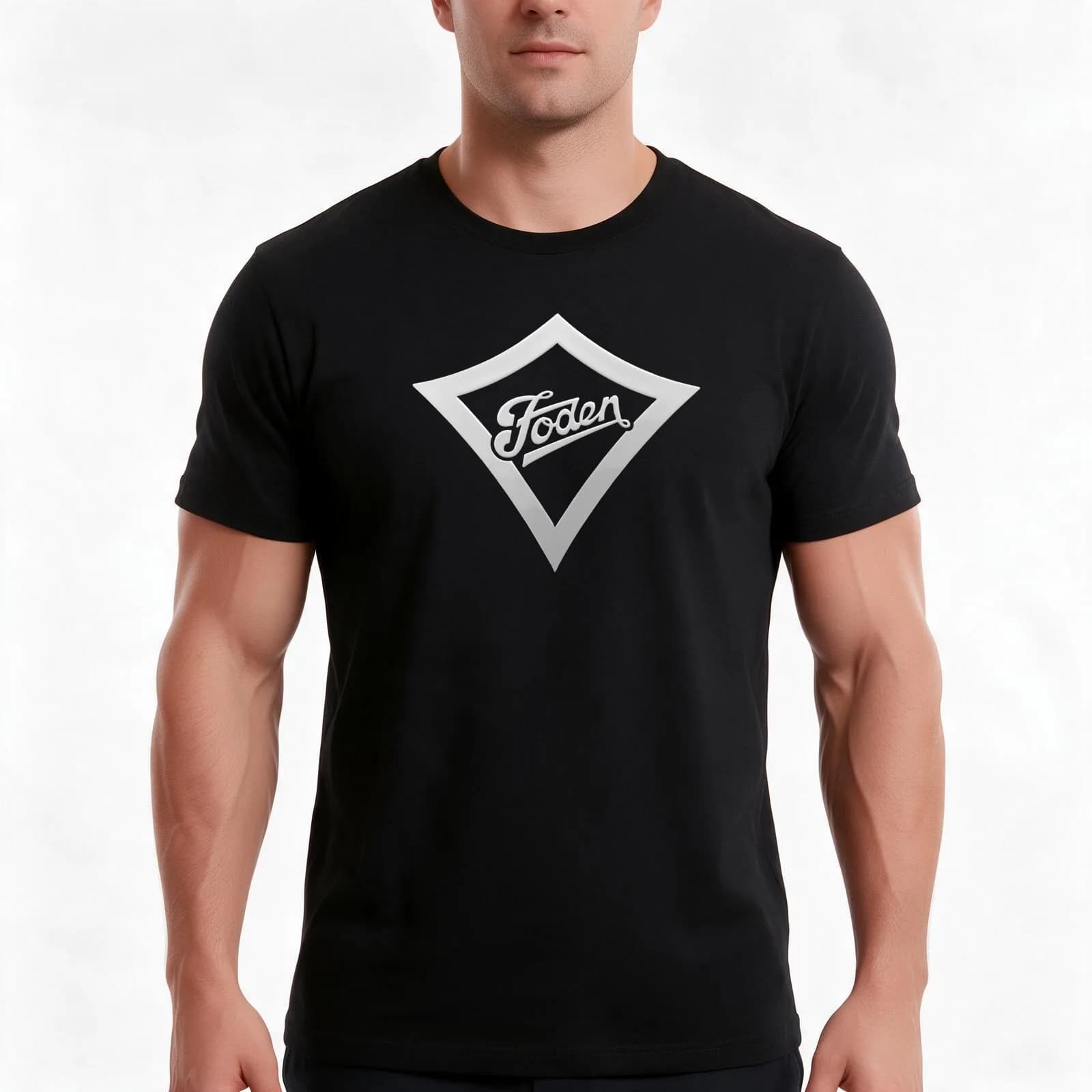Vintage Foden truck logo T-Shirt, Summer Casual Cotton Tee, Oversized Streetwear Tops, Vintage Graphic Print, Unisex Men Women