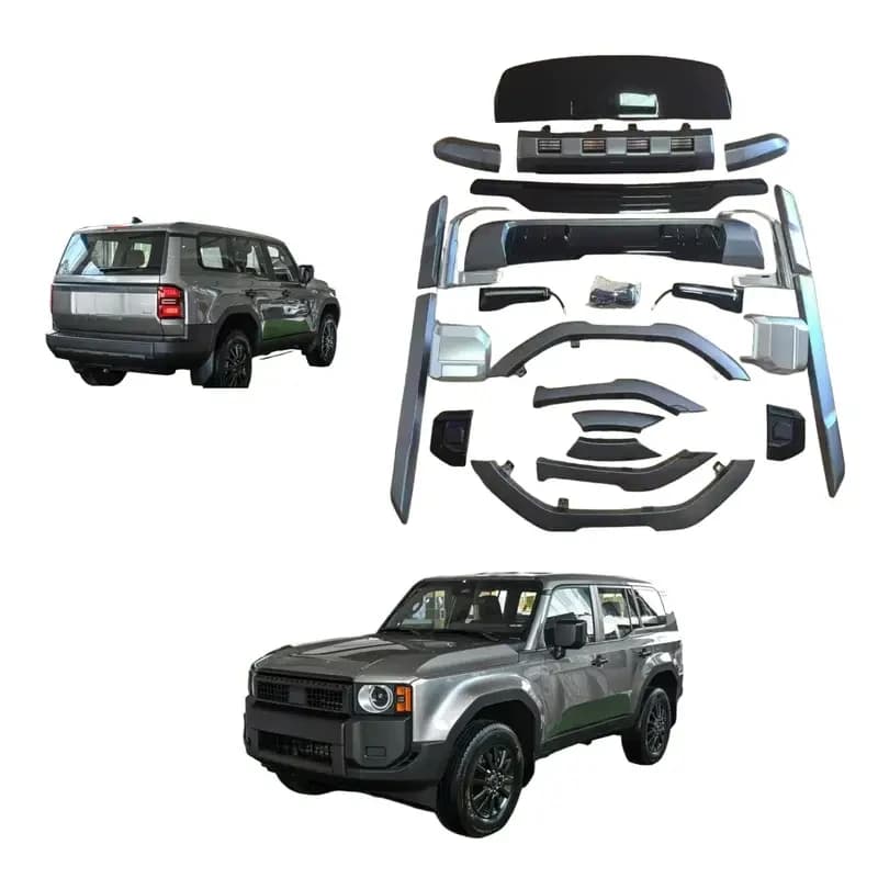 New LC250 Prado S Grille Eyebrow With Front & Rear Bumpers Upgr Low To High