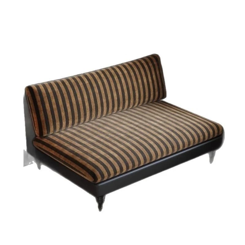 French antique living room fabric sofa chair, small apartment simple modern retro sofa chair, back chair
