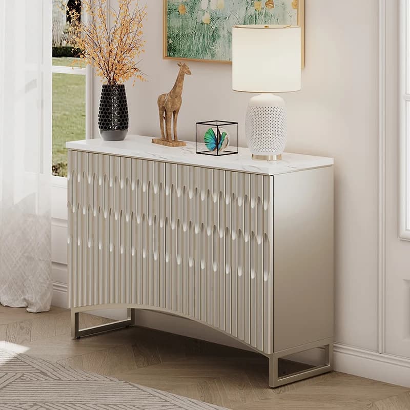 merican light luxury entrance living room dining side cabinet Italian minimalist marble storage locker Cabinets